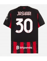 Moške Nogometnih dresov AC Milan Ardon Jashari #30 Domači 2025-26 Kratki rokavi